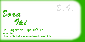 dora ipi business card